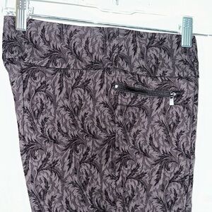 Style & Co. petite Stretch Patterned Skinny Pull on Pants